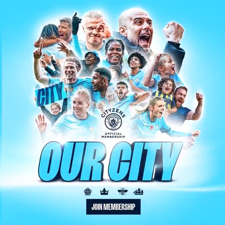 Get closer to the Club you love! Become a member and be a part of Our City 🩵 More info ⤵️