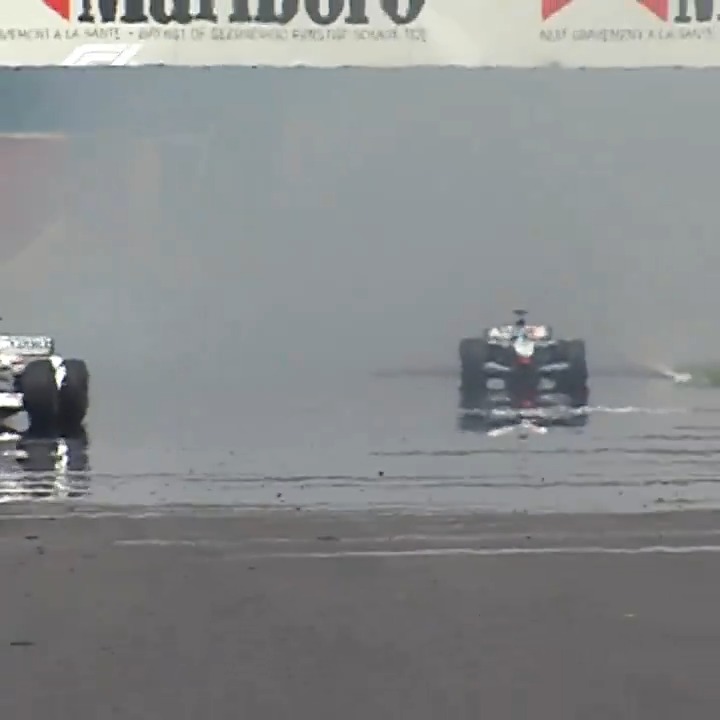 "Raikkonen's gonna have to lift" Raikkonen, not lifting: