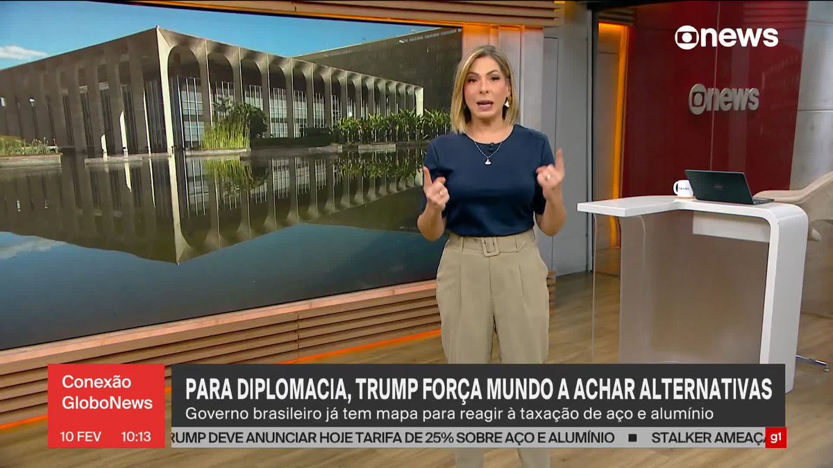 Daniela: para diplomacia brasileira, Trump força o mundo a achar alternativas. Governo brasileiro já tem mapa para reagir à taxação de aço e alumínio. Já tem mapa? O mapa da fome, pelo o preço dos alimentos.
