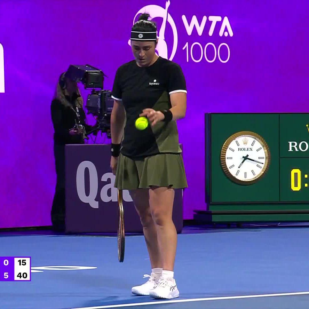 Textbook performance 📚 Ons Jabeur moves past Kessler in just under an hour, 6-2, 6-0 #QatarTotalEnergiesOpen