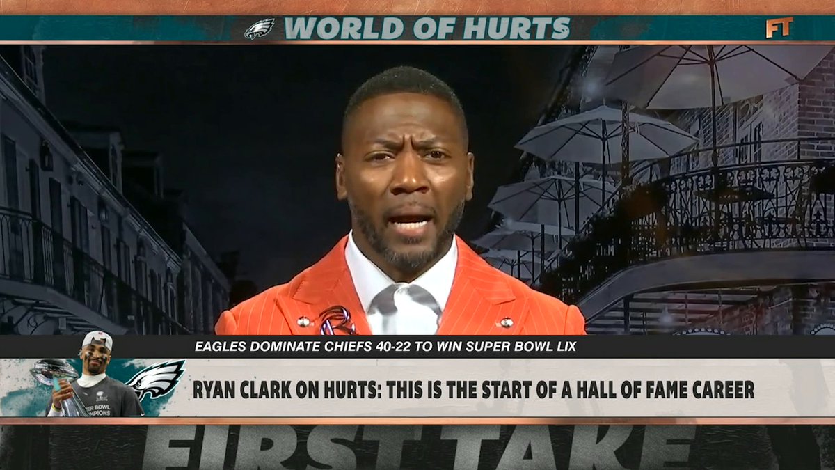 “[Jalen Hurts] is on a future Hall of Fame trajectory right now today and we have to say that.” Ryan Clark believes Hurts' résumé speaks for itself 🫡