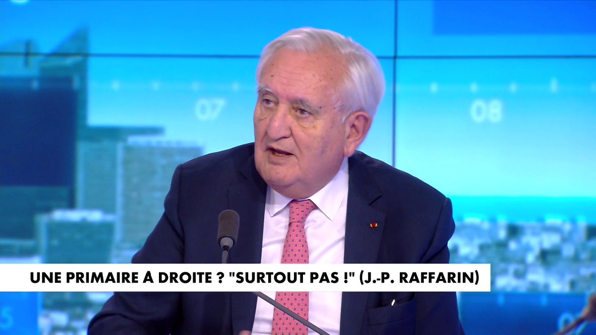 Jean-Pierre Raffarin sur la droite française : «Avant le combat, il faut se rassembler, pas se diviser» dans #Punchline