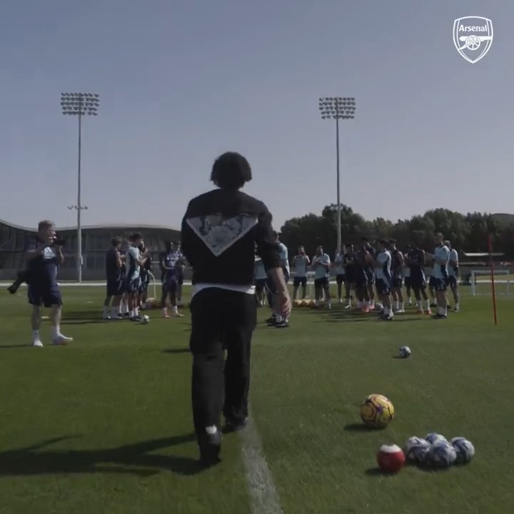 A warm welcome to our Dubai camp for Mohamed ELNeny 😂