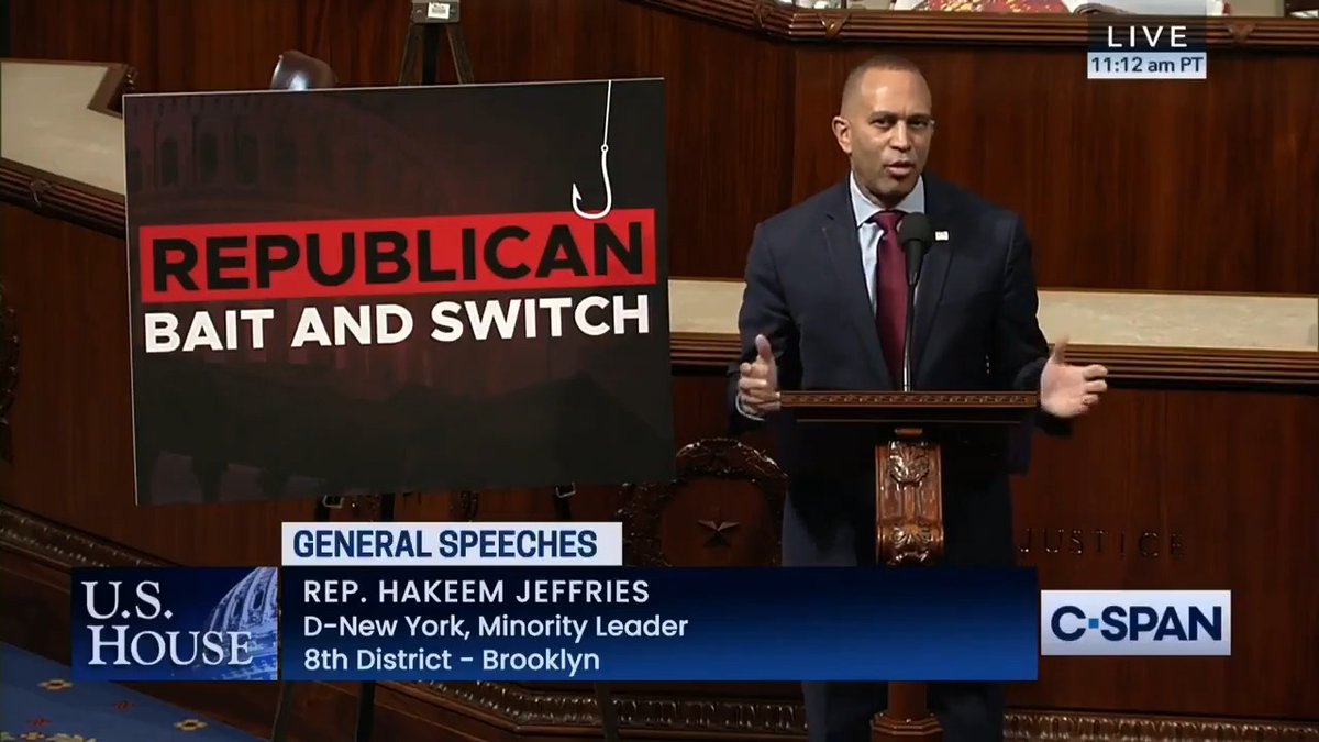 The Republican Bait and Switch is in full swing. These people control the House, the Senate and the Presidency. Why haven’t they done a thing to lower the high cost of living in America? Just broke it down on the House floor.