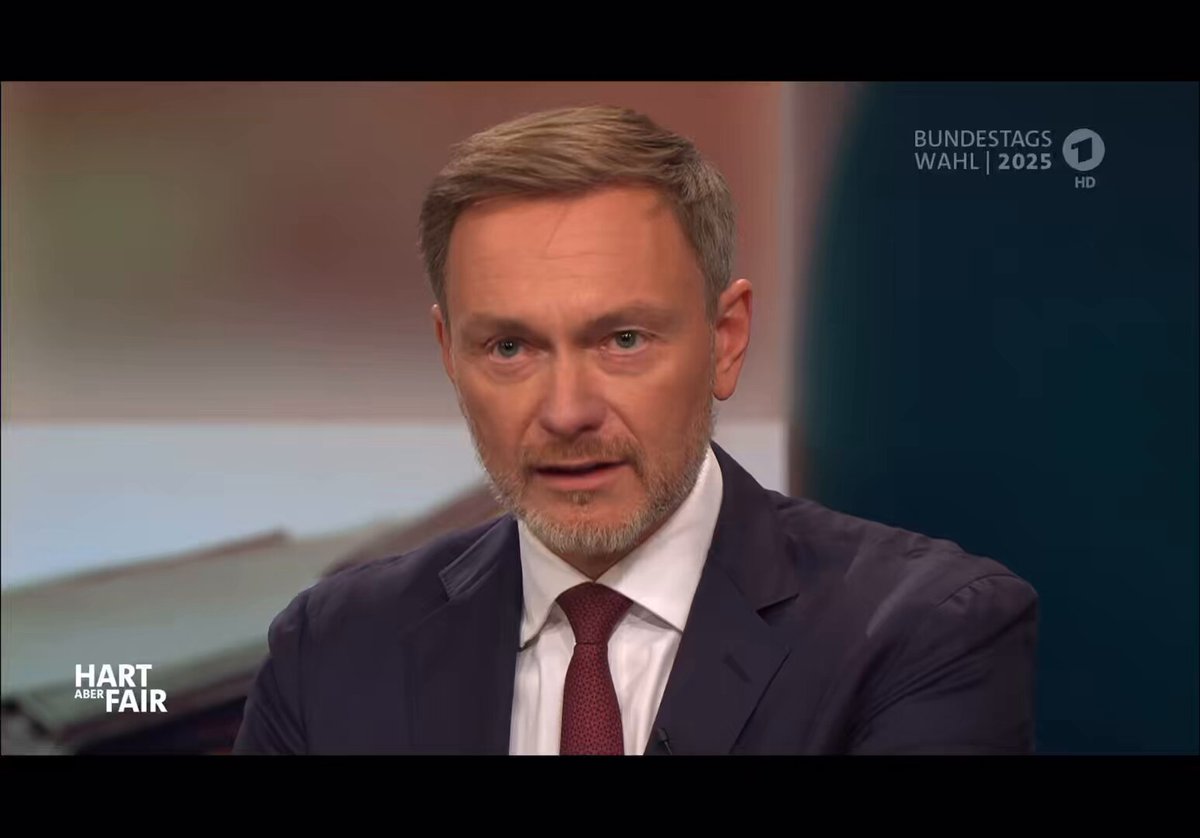 Warum Christian Lindner überhaupt noch 4 Prozent hat frag ich mich.