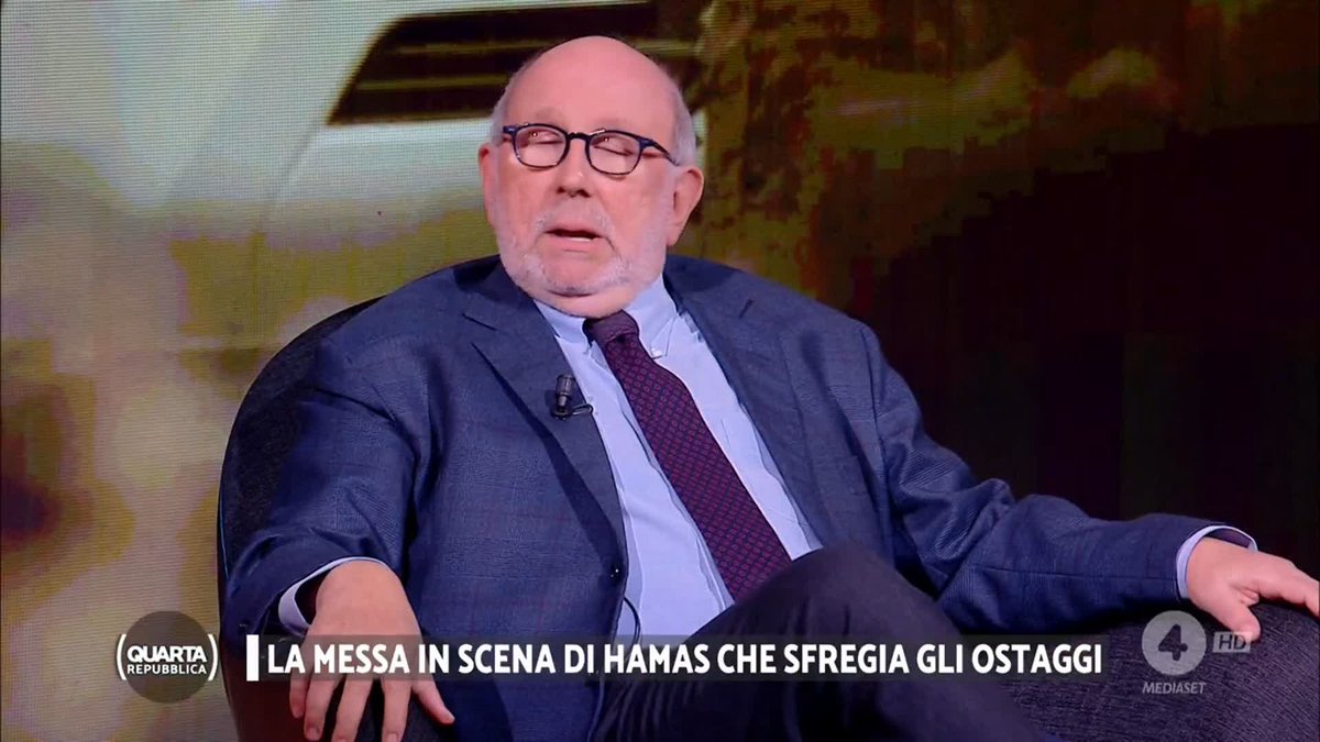 "Una cosa è certa che Hamas sono nazisti in senso tecnico e che in tutte le manifestazioni pro Pal in cui viene sottovalutato Hamas sono complici" #Battista #quartarepubblica