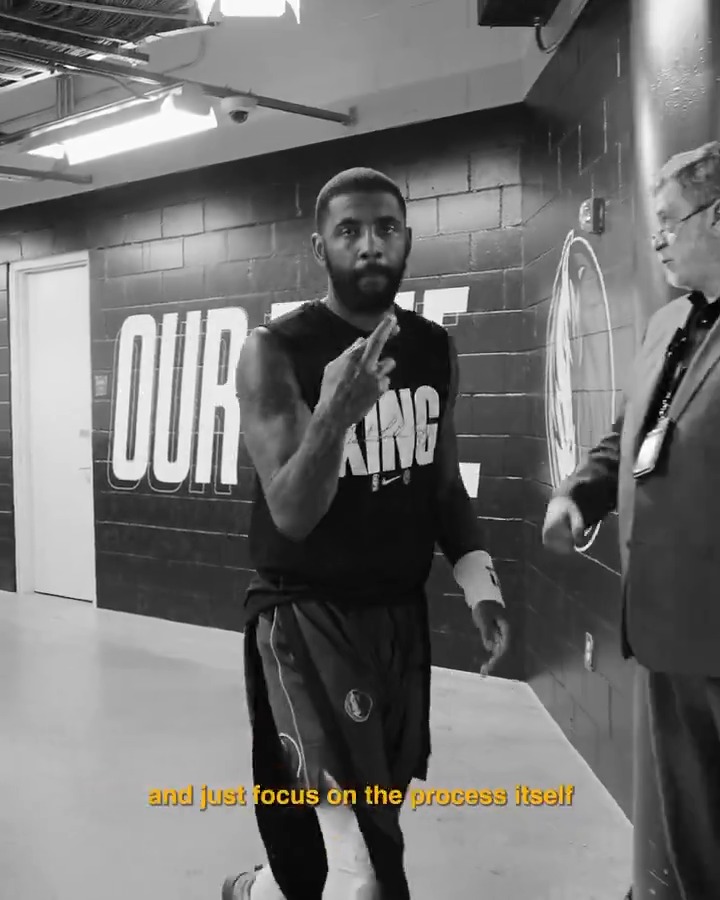 Chop wood, carry water. A 9x All-Star from West Orange New Jersey.... Kyrie🤞🏾 // #MFFL