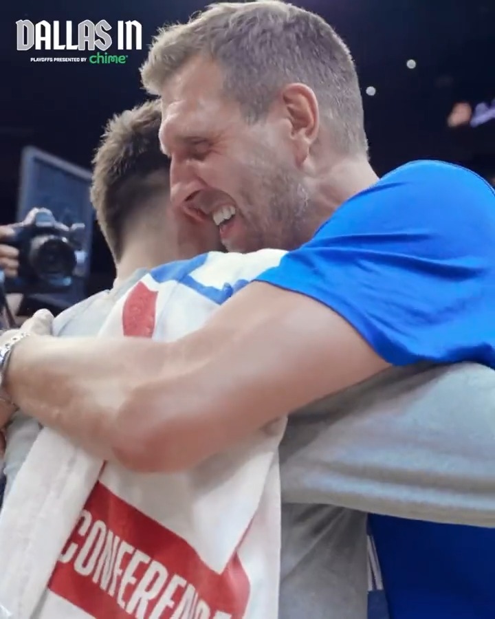Dirk going to LA for Luka’s debut for support is so cute. I bet he feels bad, even embarrassed for what the mavs organization has done to Luka. I hope he leaves that franchise and stays with Luka ☺️