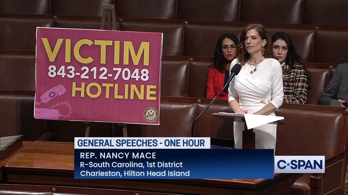 .Rep. Nancy Mace begins her remarks on sexual assault: "Today, I'm going scorched Earth. So let the bridges I burn this evening light our way forward." Full video here: