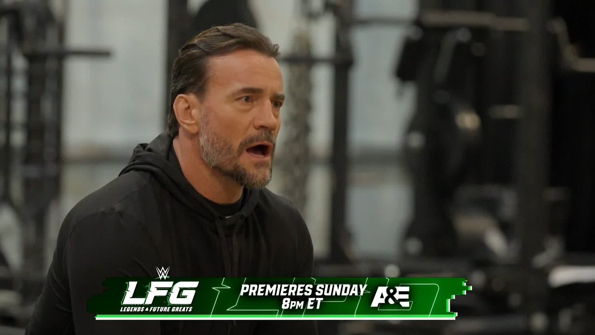 "Without you guys, there is no future business..." CM Punk wants to know who has a "pipe bomb" in 'em! 🎤💥 📺 Don't miss the premiere of LFG: Legends &amp; Future Greats THIS SUNDAY 8PM ET on A&E!