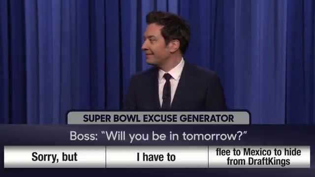 With 22 million Americans calling out sick to work today, Jimmy shares the special excuse generator they use 🤣 #FallonTonight #SBLIX
