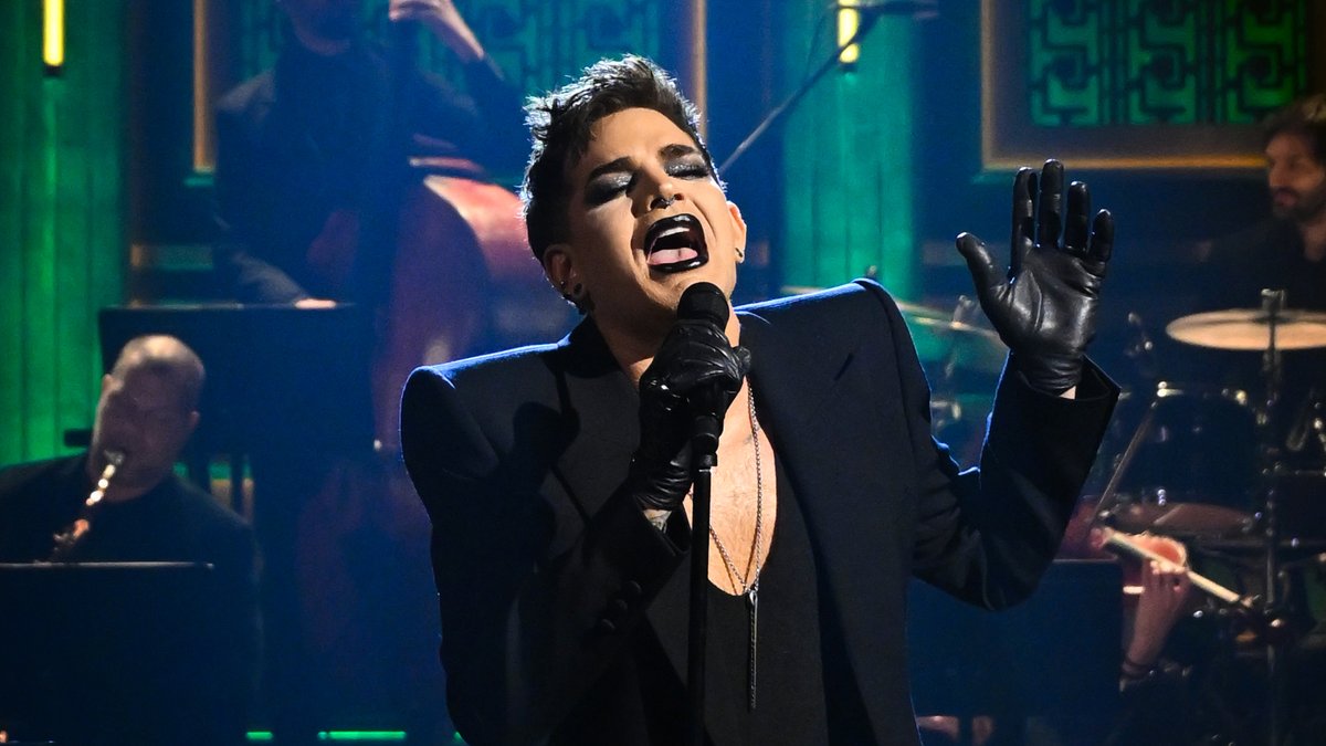 .ADAM LAMBERT performs “I Don’t Care Much” from Cabaret at the Kit Kat Club (New York)! WATCH ▶️ #FallonTonight