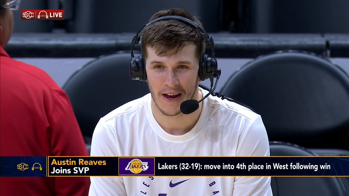 “He’s one of the best players in the world, if not the best player.” Austin Reaves on his newest teammate, Luka Doncic 🍿
