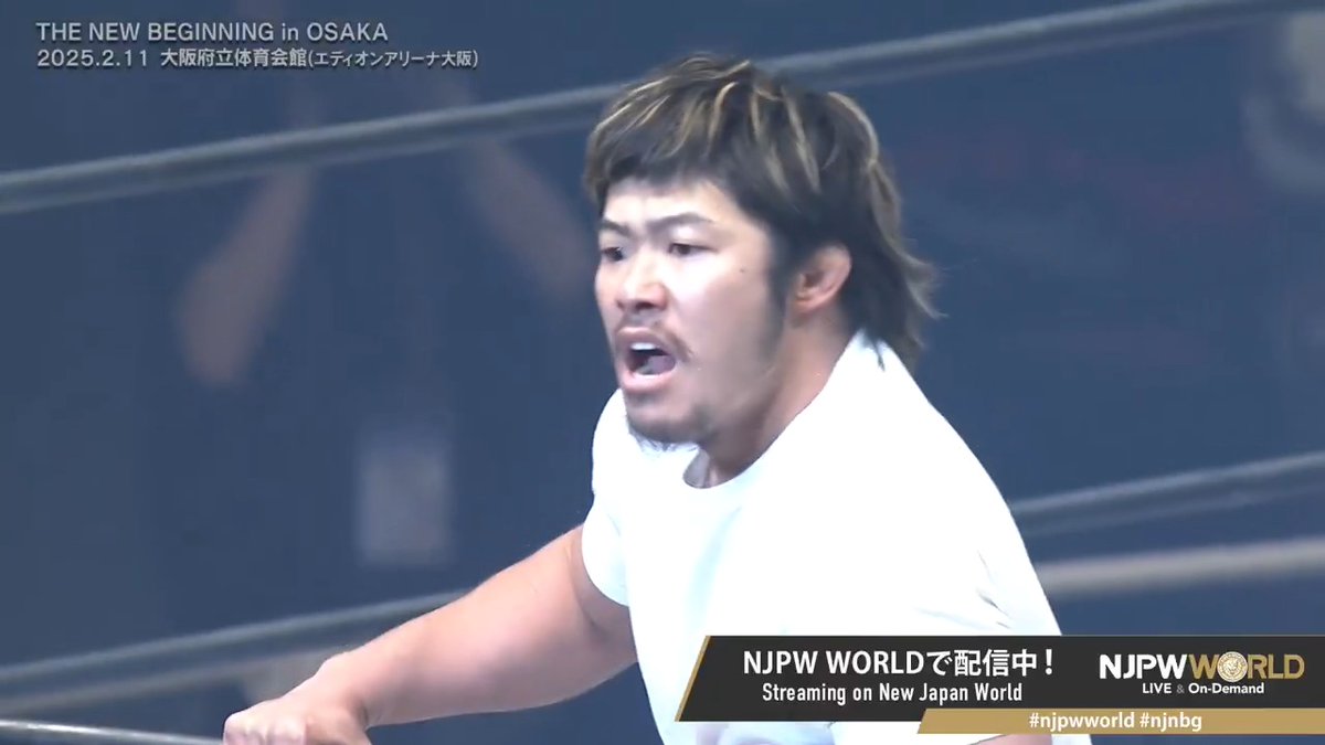 .上村 優也 is back!!!!!❤️🔥 Sign up Now & Stay tuned to #NJPW #njpwworld #njnbg