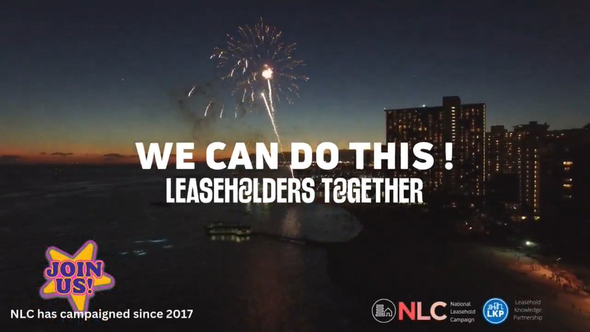 JOIN THE NATIONAL LEASEHOLD CAMPAIGN (NLC) - BE PART OF MAKING CHANGE HAPPEN "Property law, by nature, is extremely complex. We can not and MUST NOT lose sight of the real daily impact these laws have on the lives of millions across the country" Angela Rayner Matthew Pennycook MP
