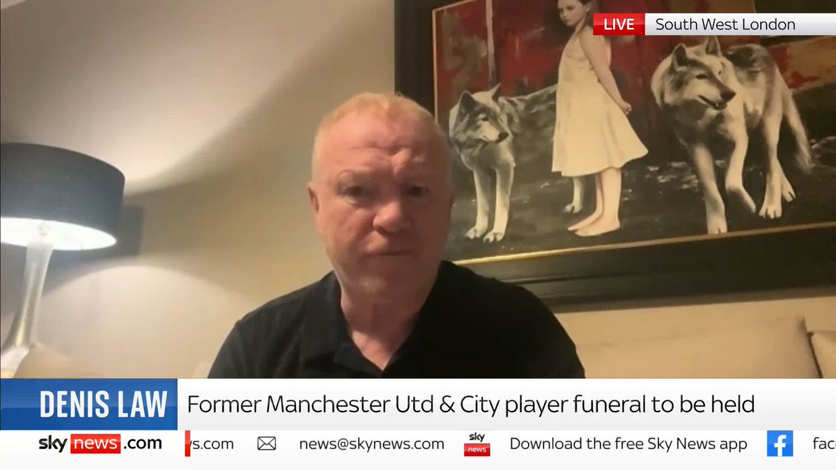 'How is Denis Law seen in the eyes of Manchester United fans?' Former Scotland Manager, Alex McLeish tells Wilfred Frost the footballing legend was "magic", ahead of his funeral service this afternoon More โก๏ธ ๐บ Sky 501 and YouTube