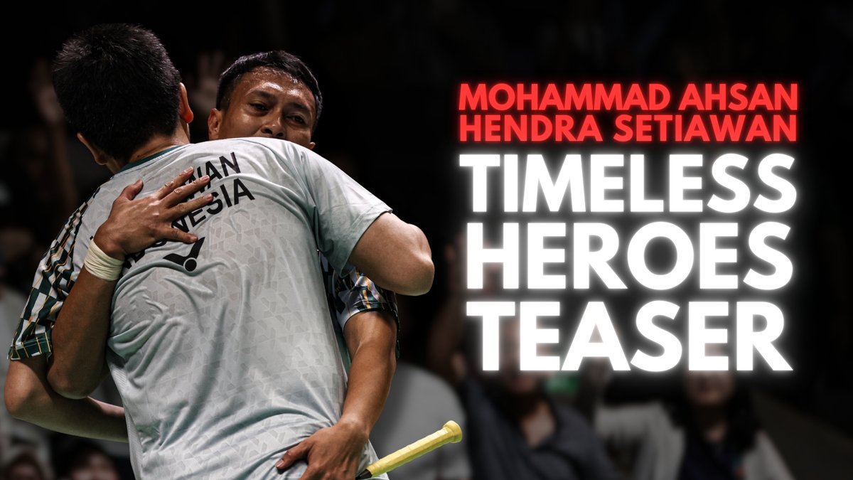 📣 Stay tuned for 𝗧𝗶𝗺𝗲𝗹𝗲𝘀𝘀 𝗛𝗲𝗿𝗼𝗲𝘀 – a tribute to 🇮🇩 Mohammad Ahsan & Hendra Setiawan and their extraordinary careers. 🫶 #BadmintonIcons #TheDaddies #badminton