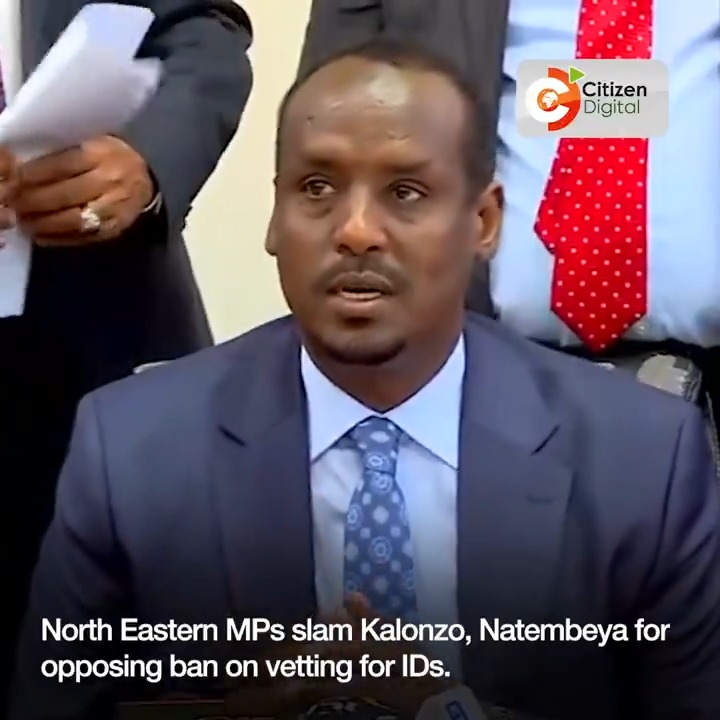 “Kenyan Somalis have always been the first defence in protecting Kenya. The country would not be stable without us,” North Eastern MPs slam Kalonzo, Natembeya for opposing ban on vetting for IDs