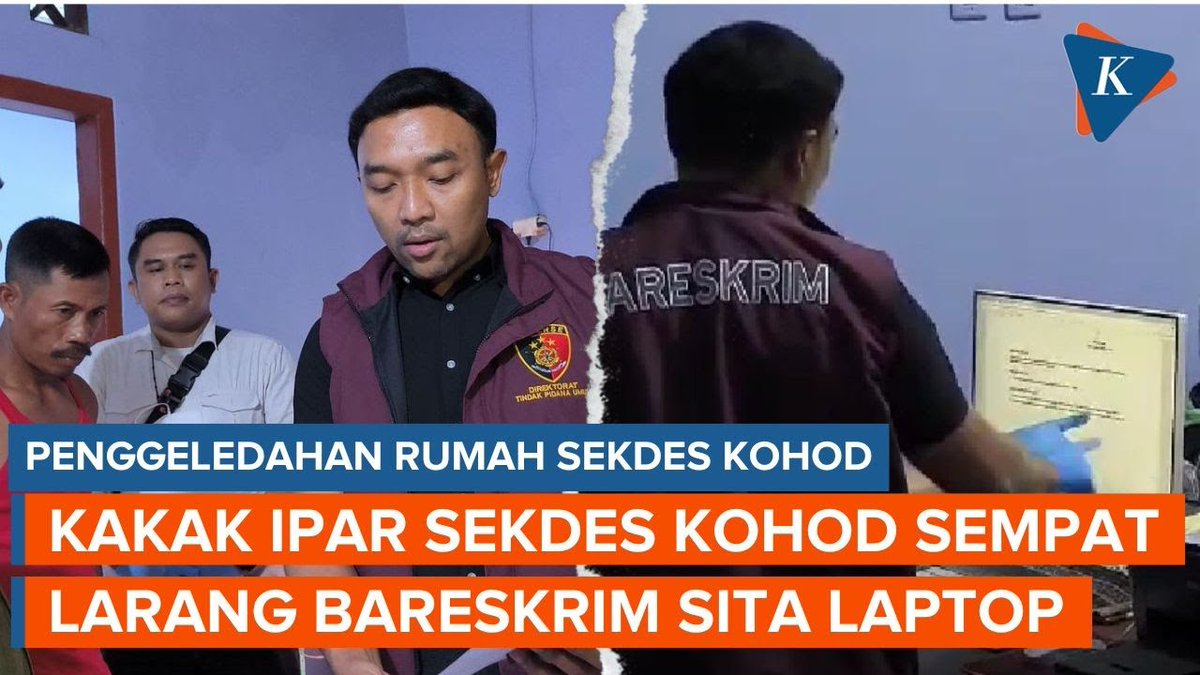 Momen Kakak Ipar Sekdes Kohod Larang Bareskrim Sita Komputer di Rumah Adiknya Terkait Pagar Laut | #PagarLautTangerang #vjlab #DesaKohod #PenggeledahanRumahSekdesKohod