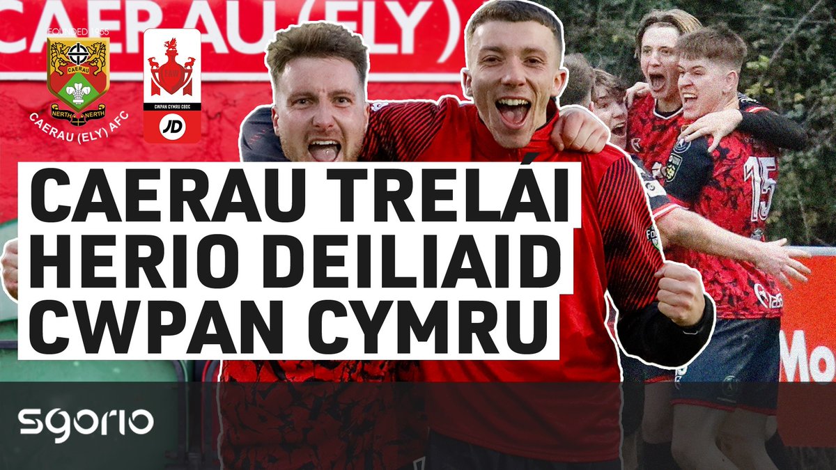 "If we can ride a bit of luck on the day and execute our game plan, anything is possible." 🏆 Caerau Trelái yn edrych ymlaen at wynebu Cei Connah yn rownd wyth olaf Cwpan Cymru ddydd Sul. Can Caerau Ely FC take another scalp this Sunday? 👀 #CwpanCymruJD yn fyw ar S4C 📺