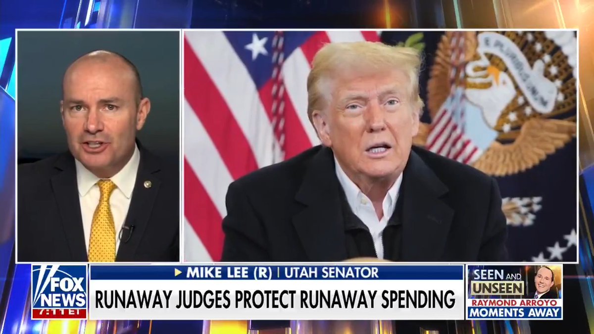 Sen. Mike Lee: 'These judges are out of line. They don’t get to commandeer the presidency and undo the 2024 election. The Trump team is pushing back, and they will prevail.'