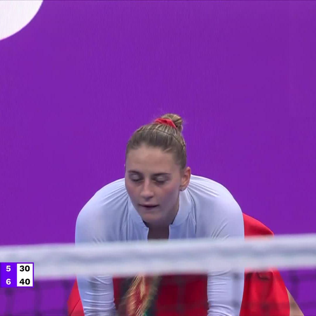 Upset ALERT‼️ Marta Kostyuk stuns Coco Gauff 6-2, 7-5 in Doha! #QatarTotalEnergiesOpen