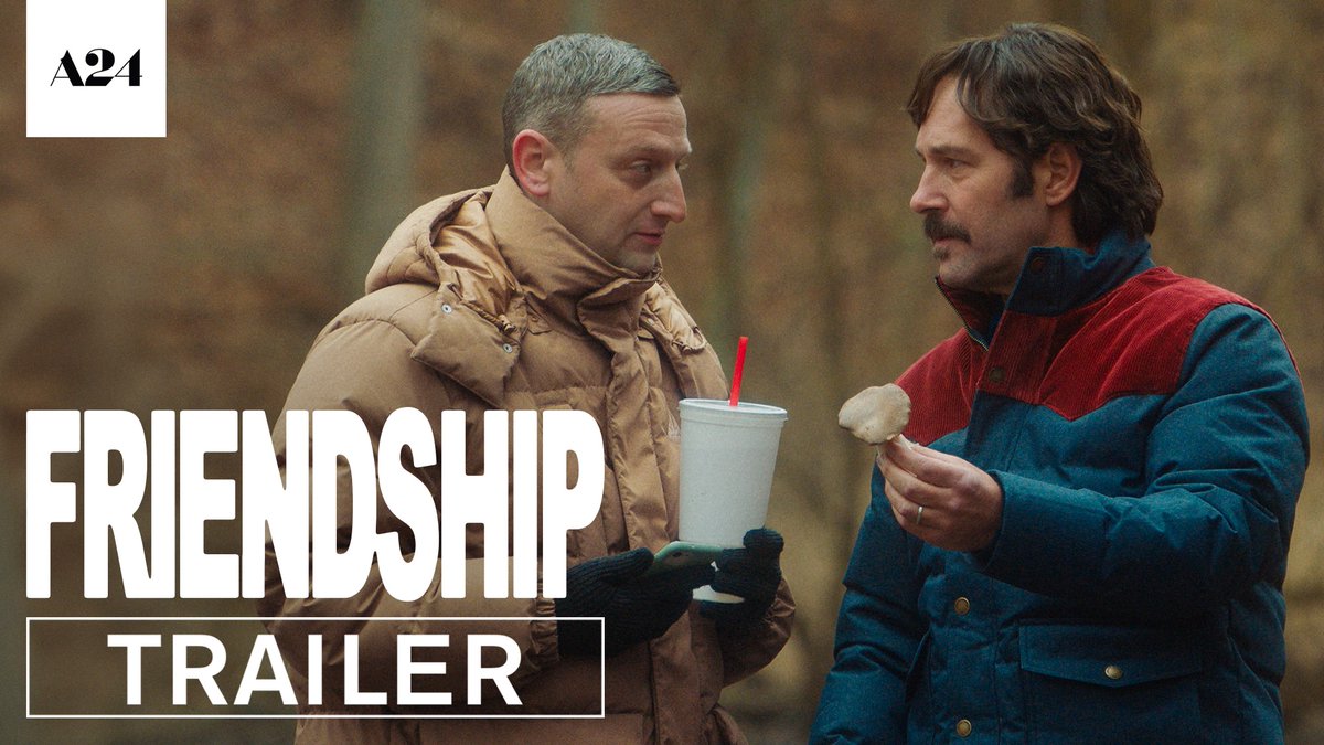 First trailer for ‘FRIENDSHIP’, a new comedy movie starring Paul Rudd and Tim Robinson. In theaters this May.