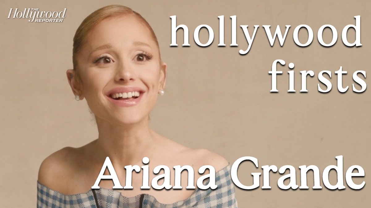 #THRCover star Ariana Grande sat down with us to reflect on her "Hollywood Firsts," from the first time she felt starstruck to the first time she heard her song on the radio and more.