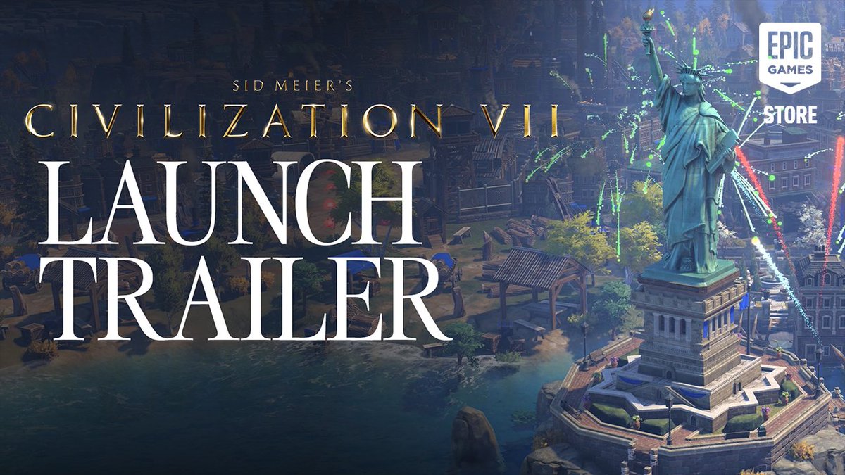 The wait…is history! Go make some of your own. Sid Meier's Sid Meier's Civilization VII VII is now available! #Civ7