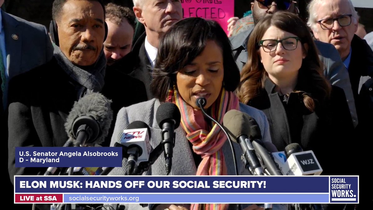 Take 2 minutes and listen to Senator Angela Alsobrooks call out Trump and Elon Musk’s attack on our military and children in Head Start.