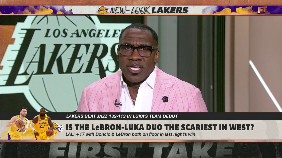 "I need to see [Luka and LeBron] play a little bit more." 👀 shannon sharpe and Brian Windhorst on if Luka Doncic and LeBron James are the scariest duo in the West 😤