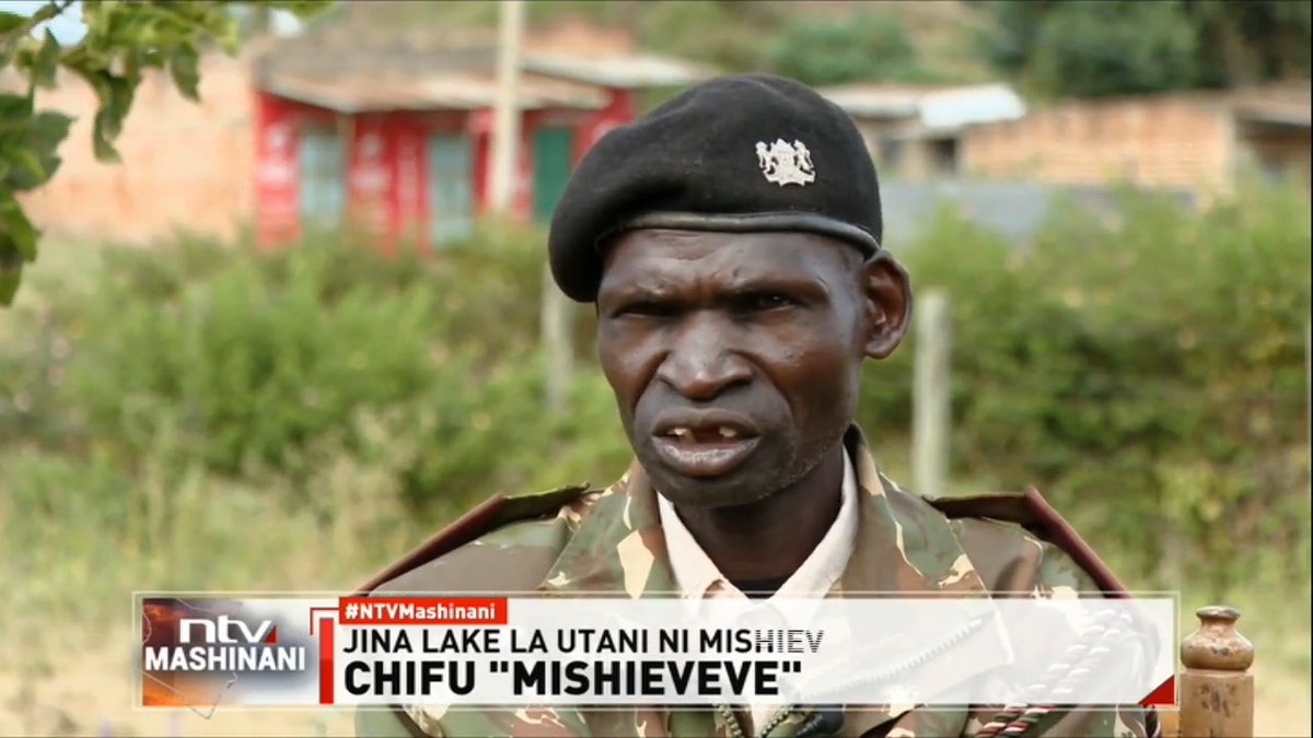 Chifu โMishieveveโ โIn a nut shell mishieveve is very nutritious, very 'glofilius', very delicious and less malicious.โ #NTVMashinani Loise Wangui