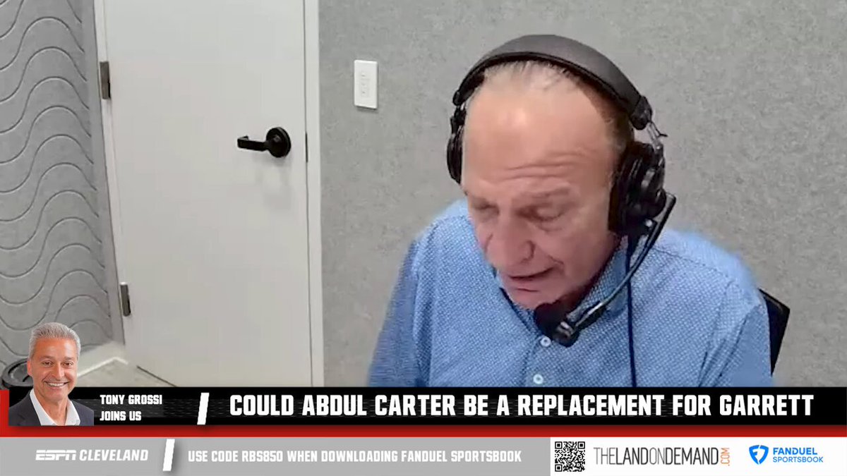 Would you draft Abdul Carter at No. 2 to replace Myles Garrett? Tony Grossi has an idea... Thoughts?