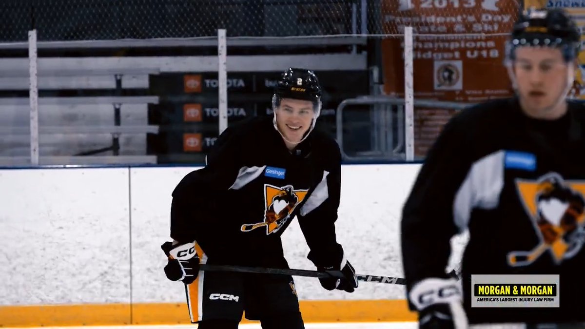 If there’s fun to be had at practice, Rutger McGroarty is leading the way. Checking in from x - Wilkes-Barre/Scranton Penguins ⬇️