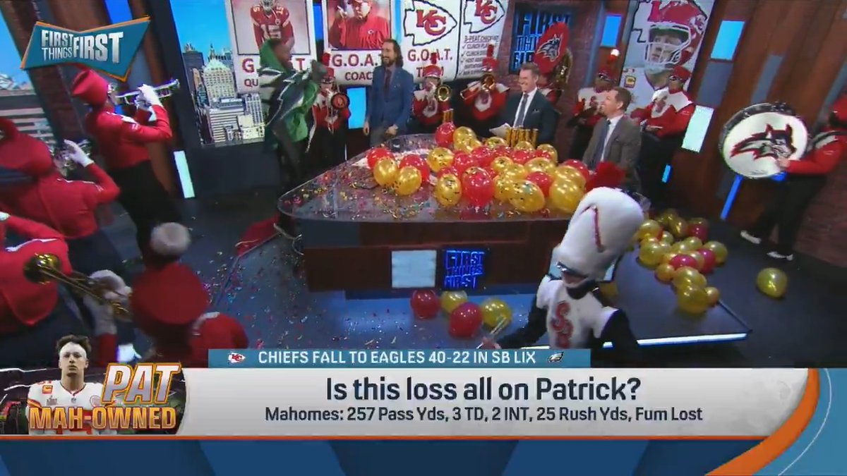 TLDR from yesterday’s show: We planned everything around the Chiefs winning the SB… and still did everything anyways 😅 nick wright | Wildes | Chris Broussard | Greg Jennings