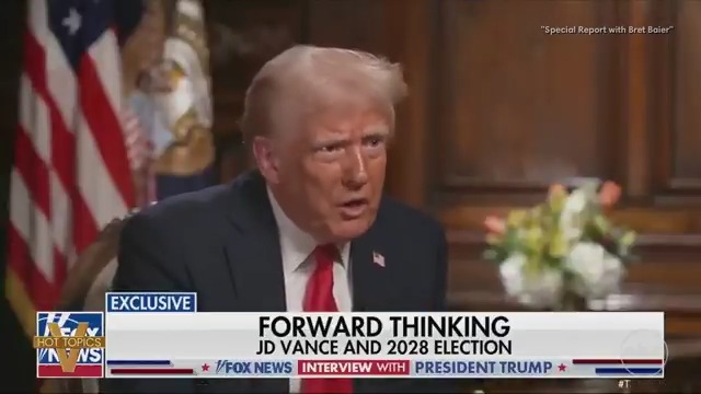 TRUMP DOESN’T VIEW JD VANCE AS HIS SUCCESSOR: #TheView co-hosts react to Pres. Trump's interview with Fox News and him responding "no" when asked if he views Vice Pres. JD Vance as his successor.