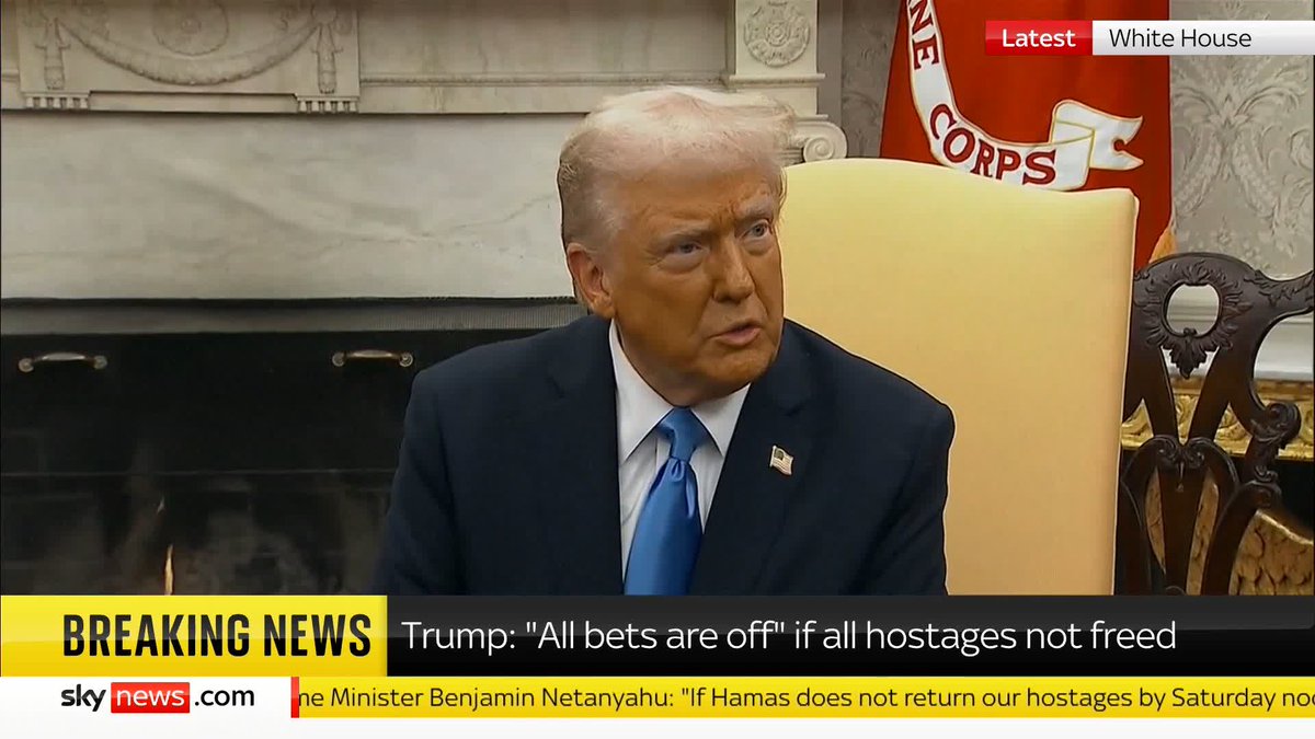BREAKING: PRESIDENT TRUMP: America will not buy Gaza but simply take it. 'We are going to have Gaza, we don't have to buy it. There is nothing to buy. It's a war-torn area, we are going to take it'