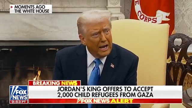 NEW: President Trump says the U.S. is not "going to buy" Gaza, "we're going to have it" while providing an update on plans for the region.