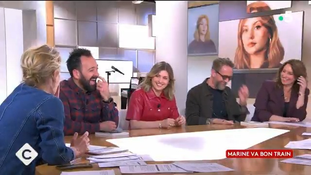 🚂 Quand Marine nous fait son imitation désormais culte… du passage d’un train dans #CàVous