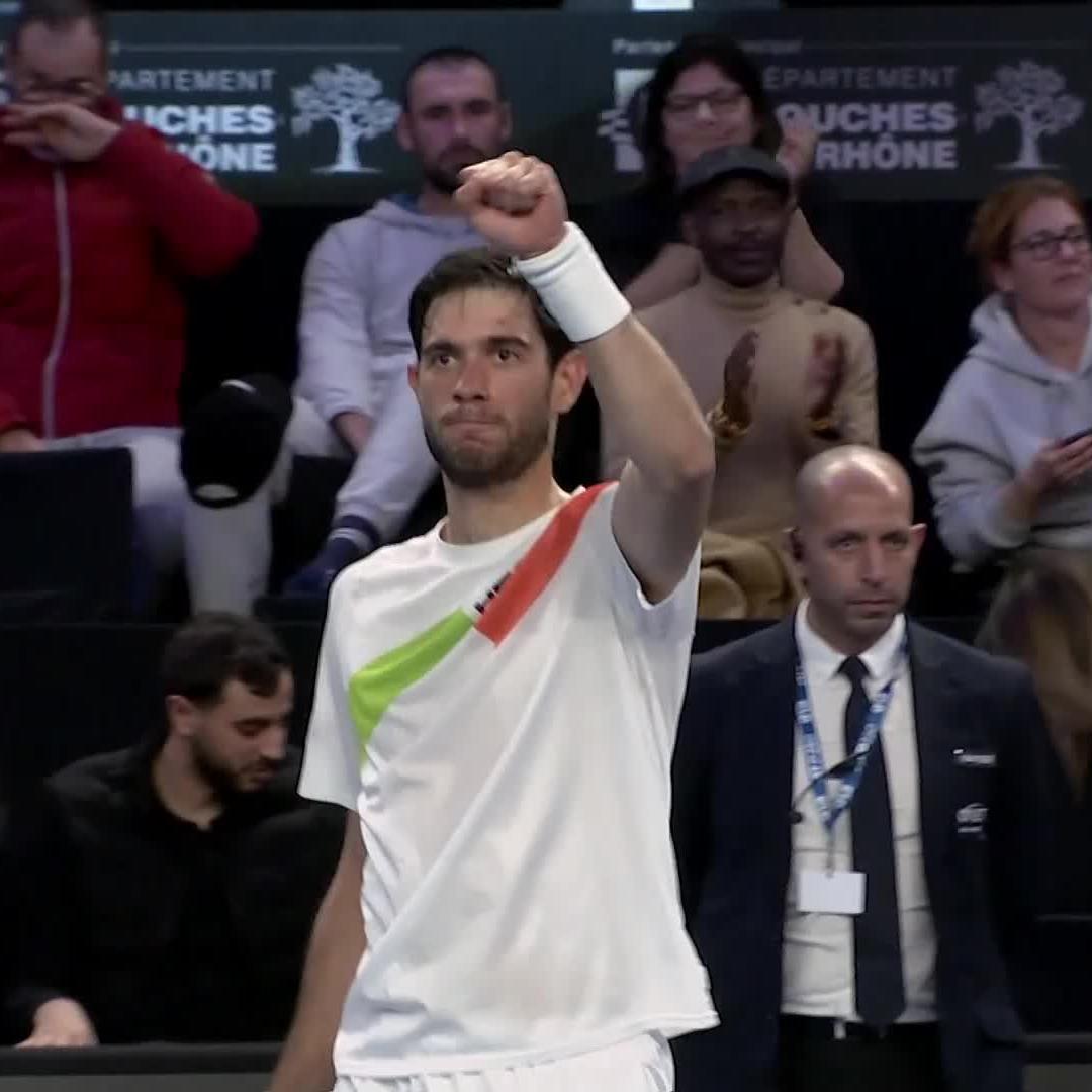 Nuno Borges eliminou o lendário Wawrinka na primeira ronda de Marselha 💪