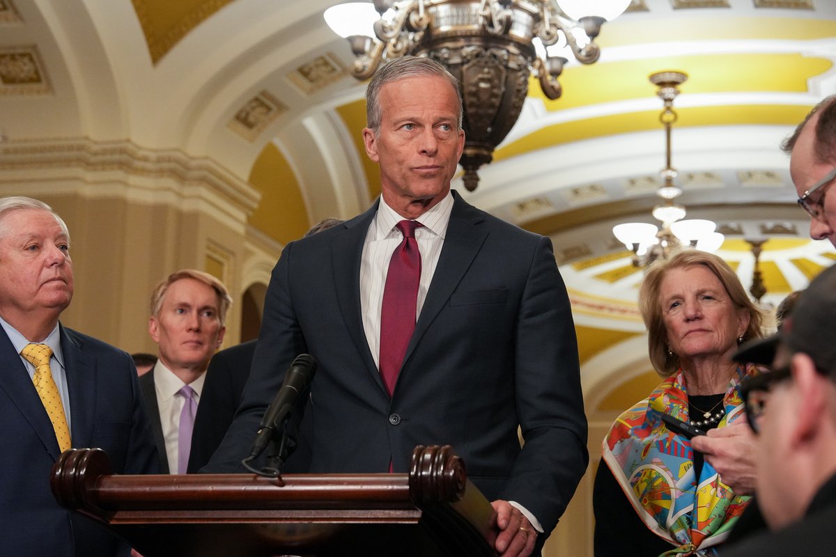 I thank Chairman Lindsey Graham for his efforts to make sure the Senate is doing our part to move President Donald J. Trump' agenda forward. This budget resolution will unlock the process to move a targeted reconciliation bill that will give the administration critical resources to secure the border and rebuild America’s national defense.