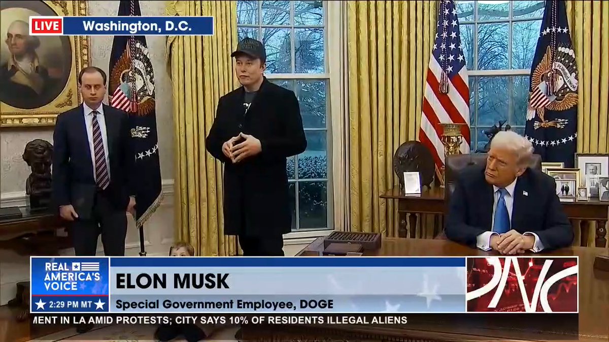 “THE PUBLIC VOTER FOR PRESIDENT TRUMP, THE PEOPLE VOTED FOR MAJOR GOVERNMENT REFORM, AND THAT’S WHAT THE PEOPLE ARE GOING TO GET.” - Elon Musk responds to criticism of how he is running DOGE. President Donald J. Trump