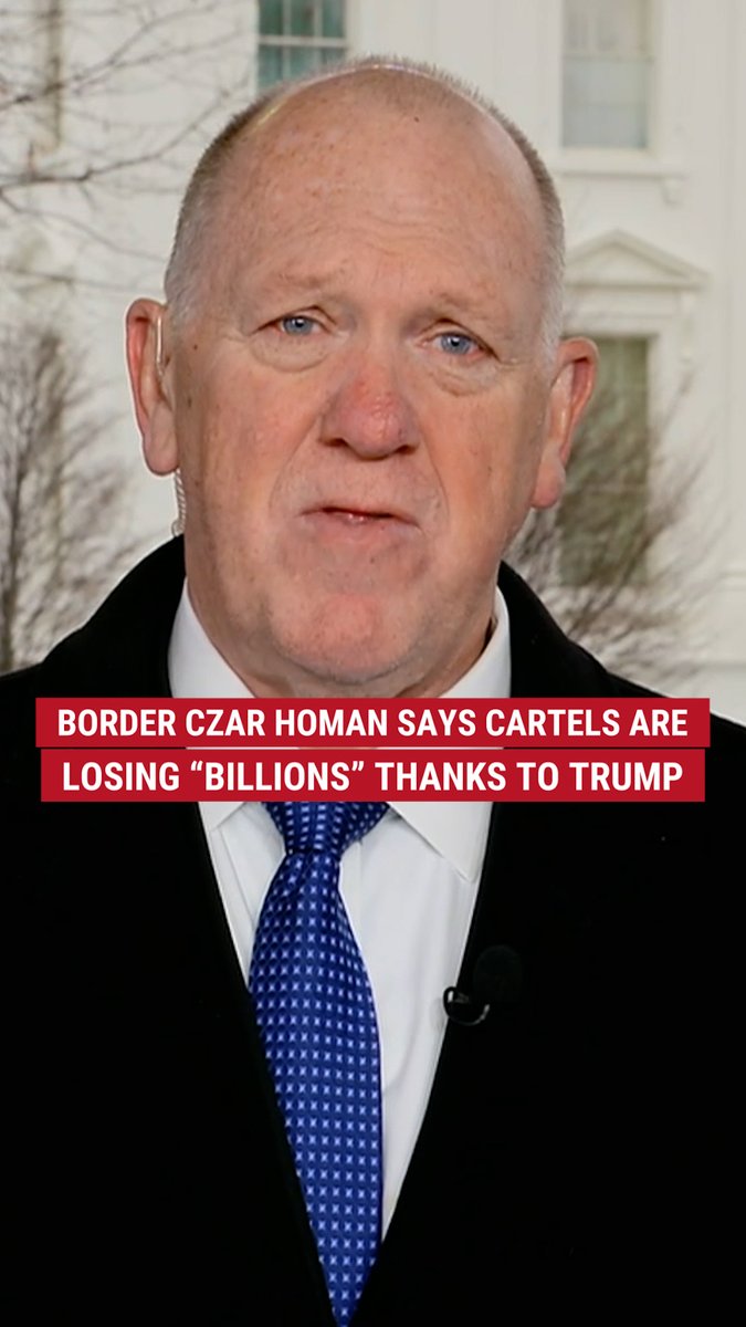 "When they don't have money, they can't bribe officials and they can't continue their business." Trump border czar Thomas D. Homan tells Mornings with Maria the cartels are losing "billions of dollars a month" thanks to President Trump securing our border and deporting criminal aliens.