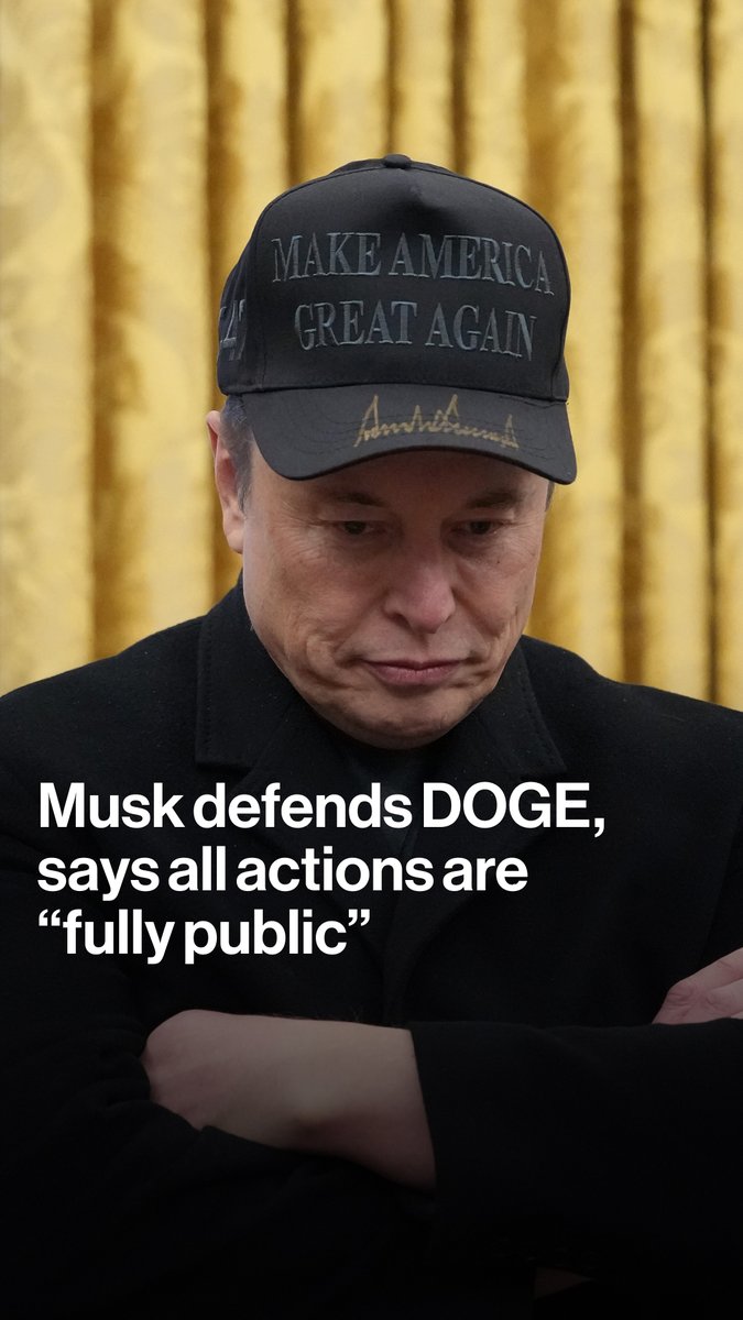 Elon Musk on Tuesday made a rare appearance in the Oval Office alongside President Trump to defend his approach to reducing the size of government