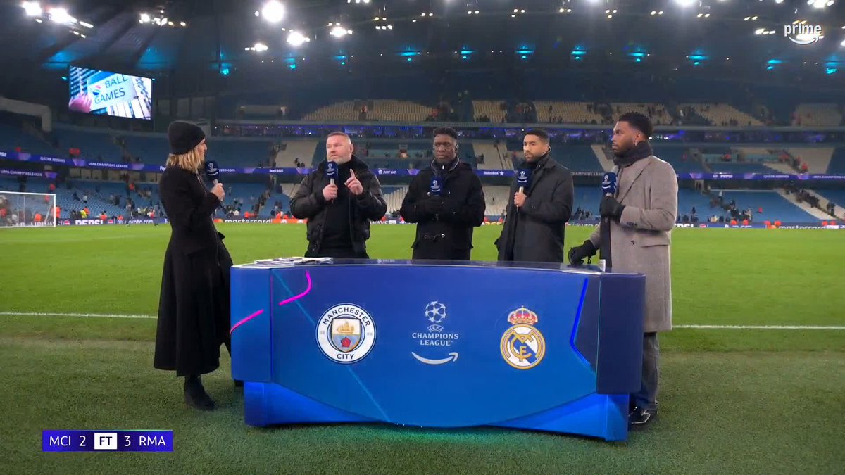 Wayne Rooney &amp; Clarence Seedorf reserve praise for Carlo Ancelotti and his approach to injuries after their dramatic comeback victory against Man City 🗣️👏 #UCLonPrime