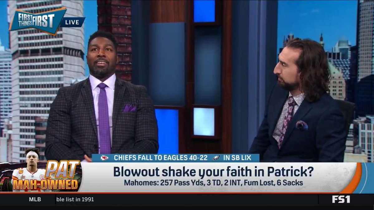 “What we witnessed on Sunday night was an absolute ghost of a Patrick Mahomes.” — Greg Jennings