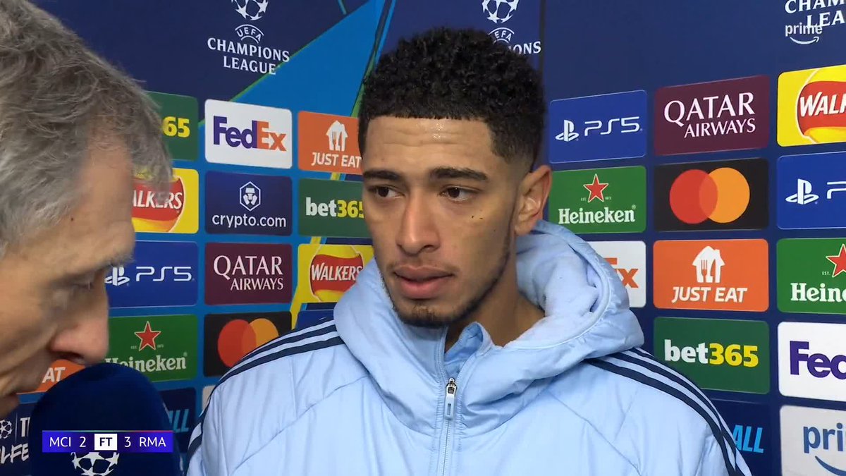 "We played some of our best football of the season..." "I don't care what form Man City are in, they're still an unbelievable team" 🗣️ Jude Bellingham