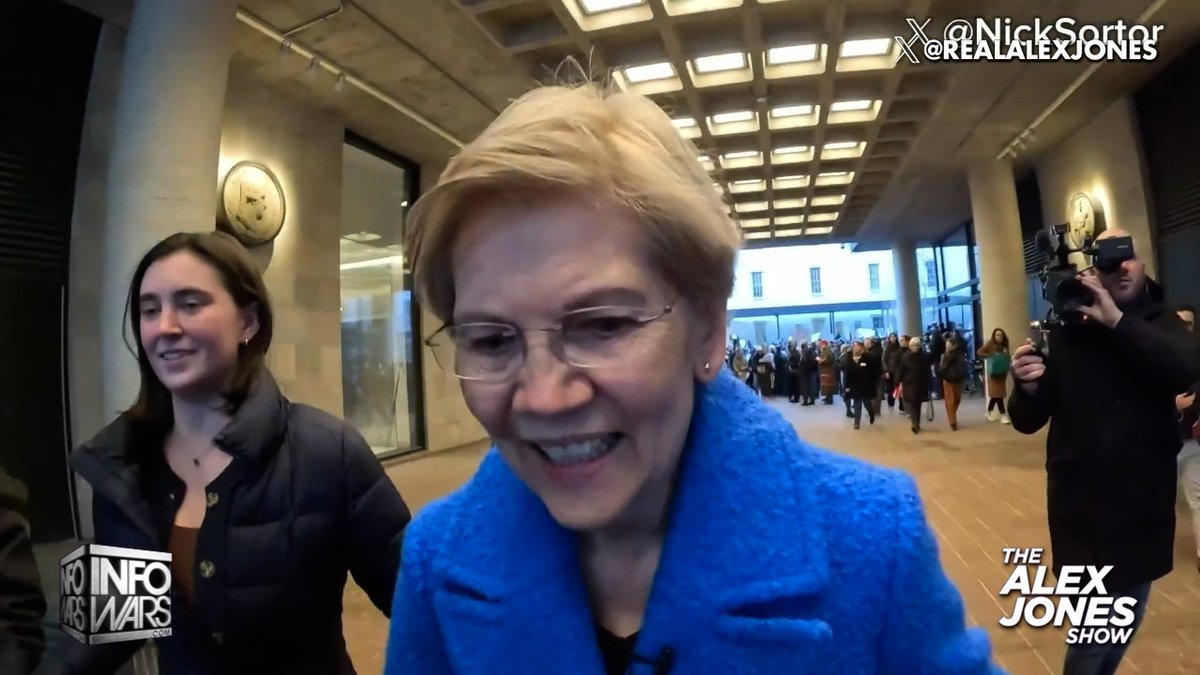 MUST-WATCH: Elizabeth 'Pocahontas' Warren Confronted By Reporter For Making $12 Million On A $200K Salary In Congress They're ALL On The Take, That's Why They're Afraid Of Elon Musk's DOGE Audit Nick Sortor » WATCH/SHARE THE LIVE X STREAM HERE: