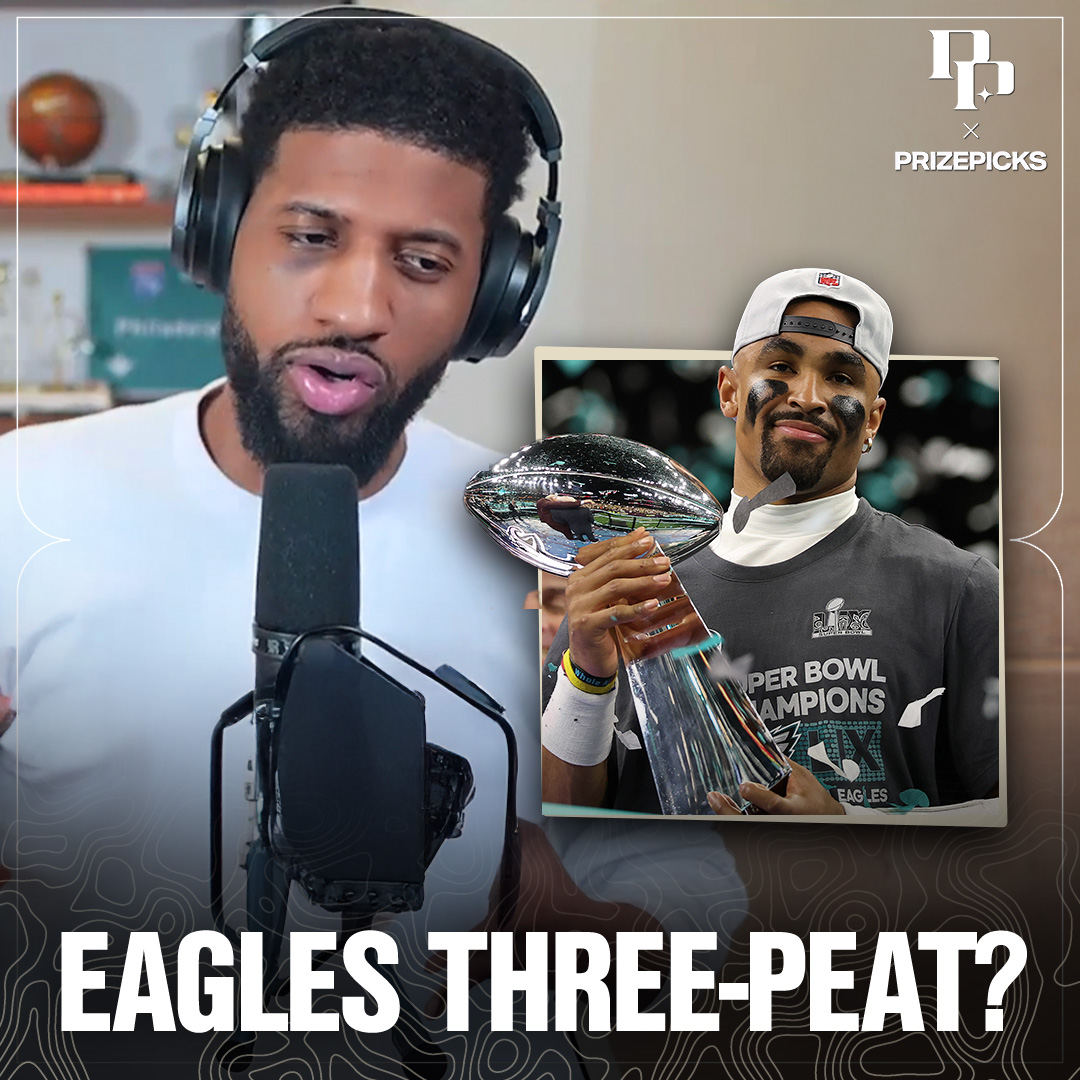PG sees a bright future for the Eagles after bringing home a Super Bowl to Philly 👀🦅 "That could be the team that wins 3 in a row."