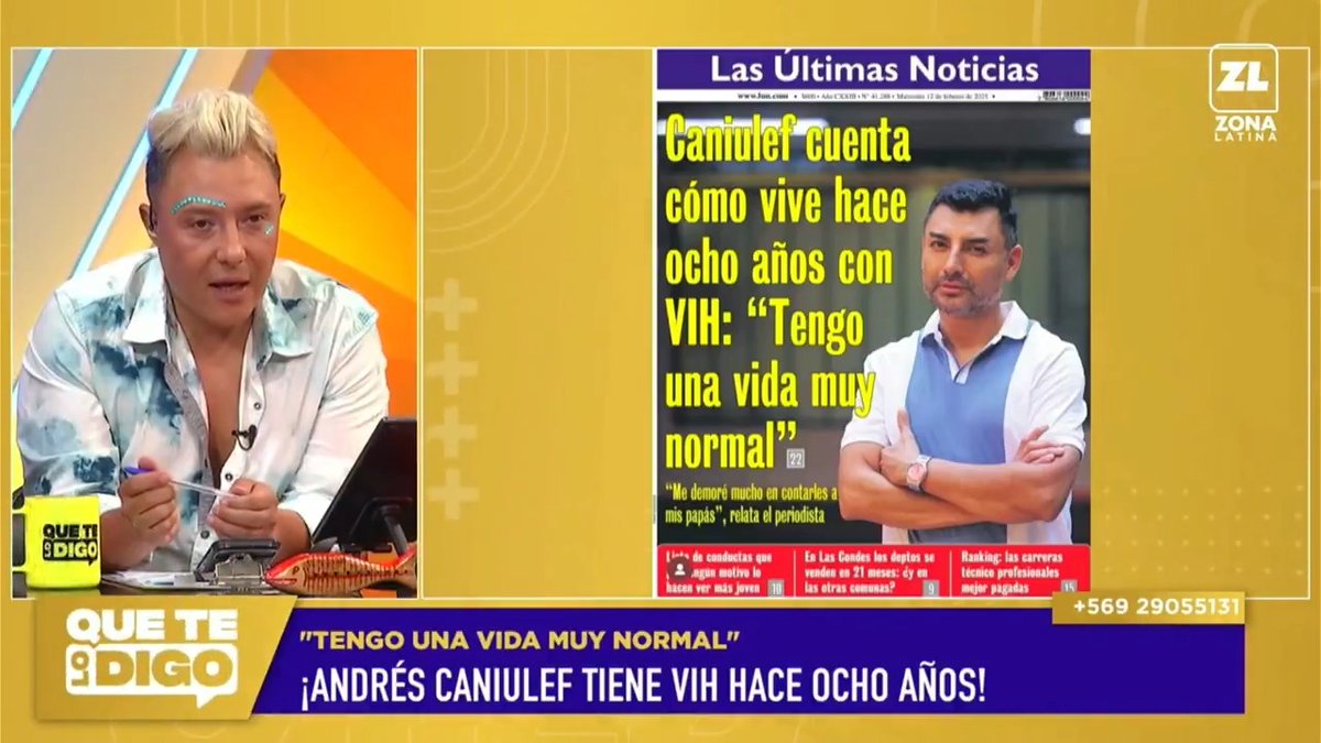 🔴 DE NO CREER ESTA WEA: Sergio Rojas se enteró en vivo y por la prensa que su expareja, Andrés Caniulef, es VIH Positivo hace 8 años 🤯🤯 Hueón, seas o no indetectable, debes decirle a la otra persona antes de tener sexo SÍ O SÍ, no hacerlo no sólo es ser egoísta, es ser miserable!! #ChangeMyMind